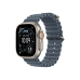 Apple Watch Ultra 3 GPS + Cellular, 49mm Natural Titanium Case with Anchor Blue Ocean Band, MEWH4