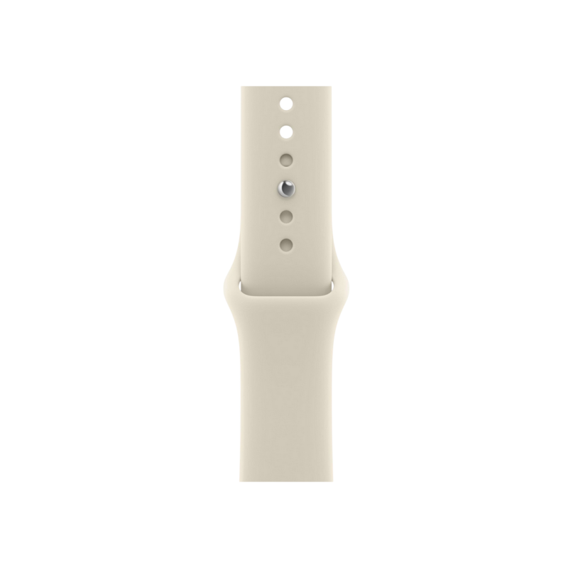 Apple Watch Series 12 GPS, 42mm Light Gold Aluminium Case with Sand Sport Band - M/L MJEE4