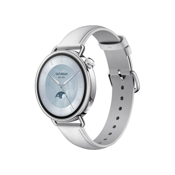 Xiaomi Watch S4 41mm Leather Strap, White