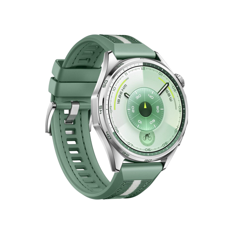 Huawei Watch GT 6 46mm Green with Green Composite Woven Strap