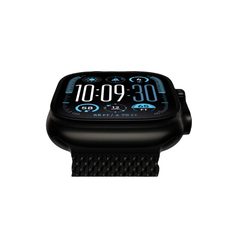 Smartwatch Apple Watch Ultra 2 GPS + Cellular, 49mm BlackTitanium Case with Black Titanium Milanese Loop - Medium, MX5U3