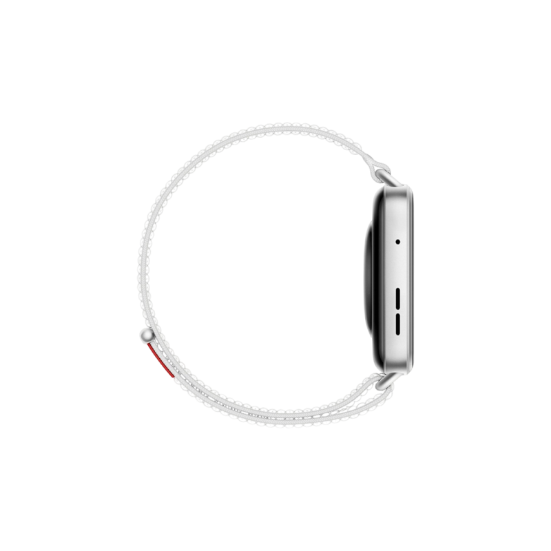 Huawei Watch Fit 4 Grey with Silver Woven Strap