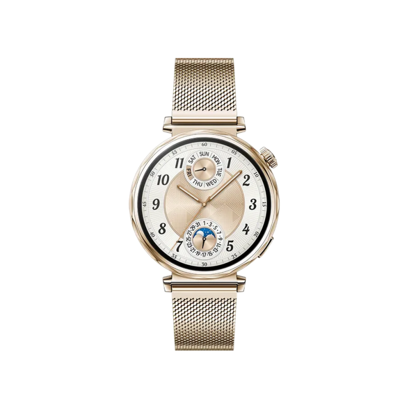 HUAWEI WATCH GT 5 41mm, Gold with Gold Milanese Strap