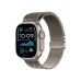 Apple Watch Ultra 2 GPS + Cellular, корпус 49 мм из натурального титана с миланским браслетом из натурального титана — средний размер, MX5R3