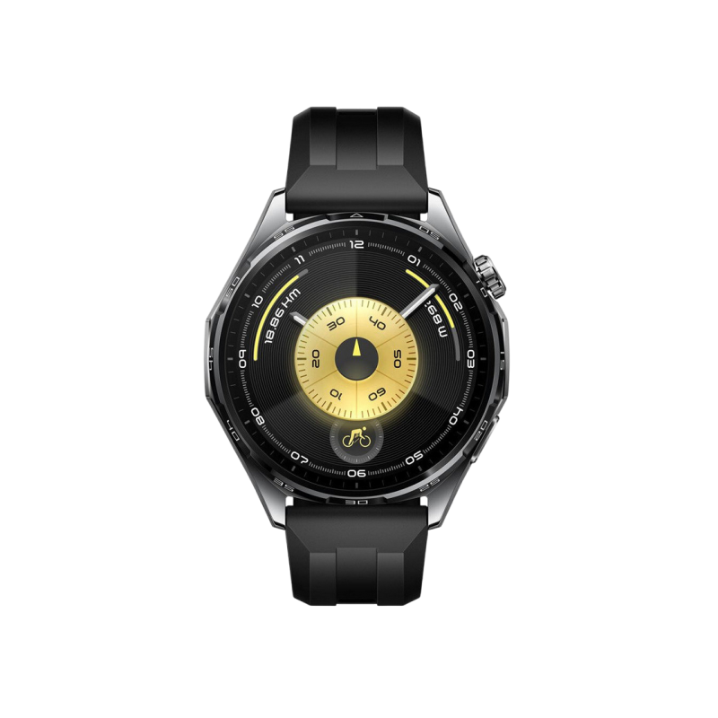 Huawei Watch GT 6 46mm Black with Black Fluoroelastomer Strap