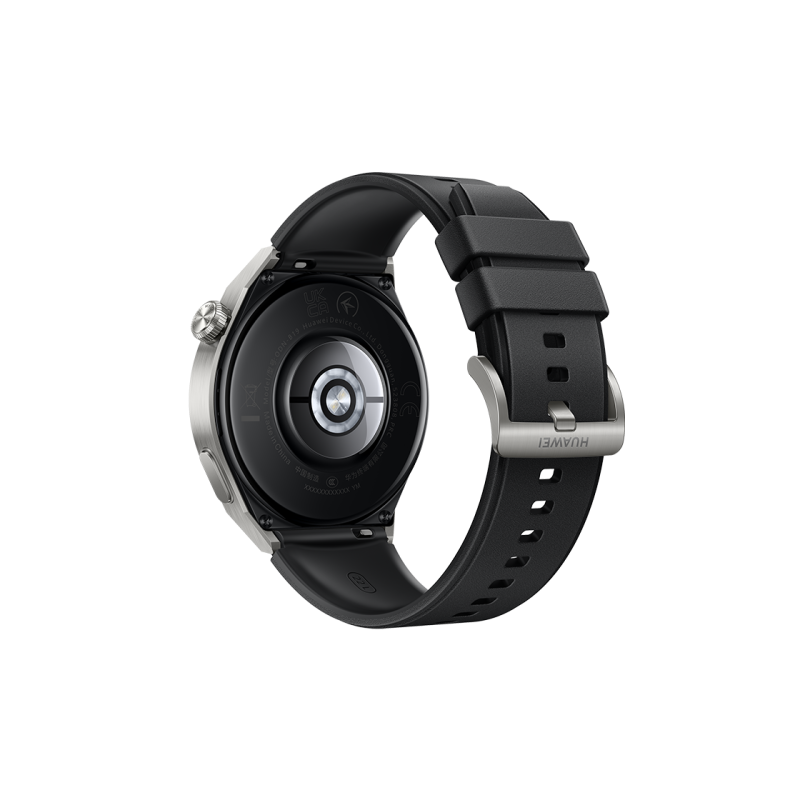 HUAWEI WATCH GT 3 Pro 46mm, Titanium Black with Fluoroelastomer Strap