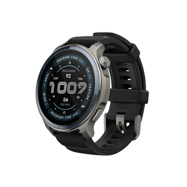 Xiaomi Amazfit Balance 2, Silver (Black Silicone Strap