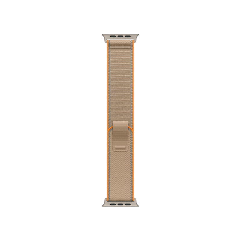 Apple Watch Ultra 4 GPS + Cellular, 49mm Natural Titanium Case with Sand Trail Loop - S/M MJAJ4