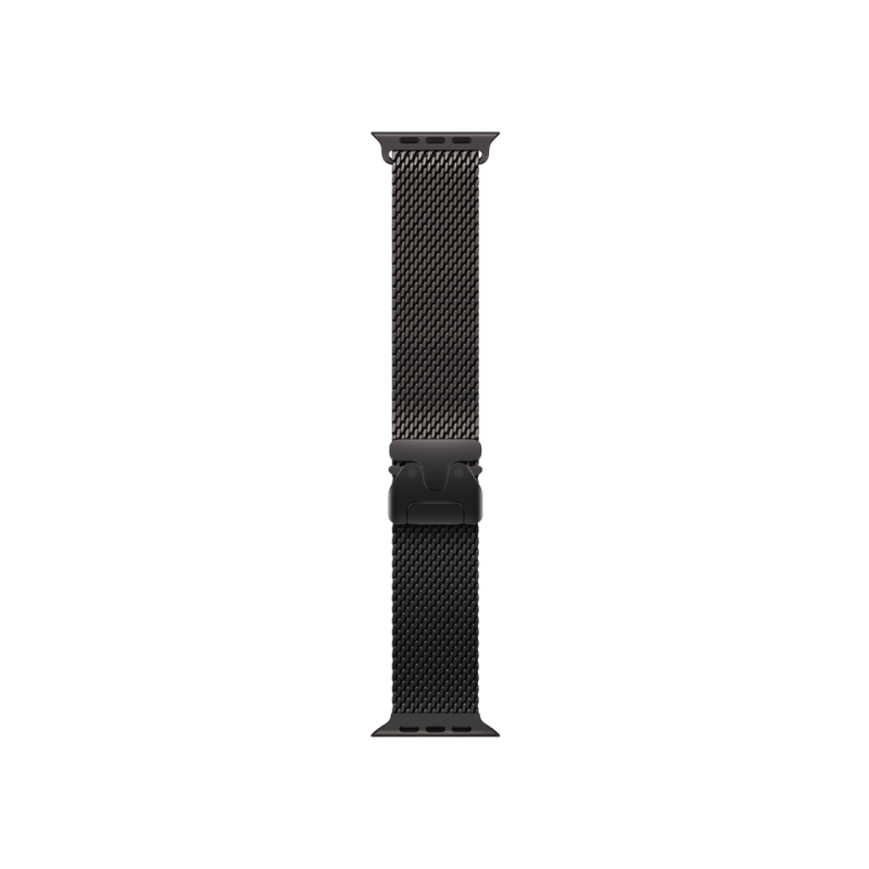 Apple Watch Ultra 4 GPS + Cellular, 49mm Black Titanium Case with Black Titanium Milanese Loop - M MJAV4