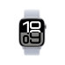 Умные часы Apple Watch Series 10 GPS, 46mm Silver, Aluminium Case with Blue Cloud Sport Loop, MWWN3