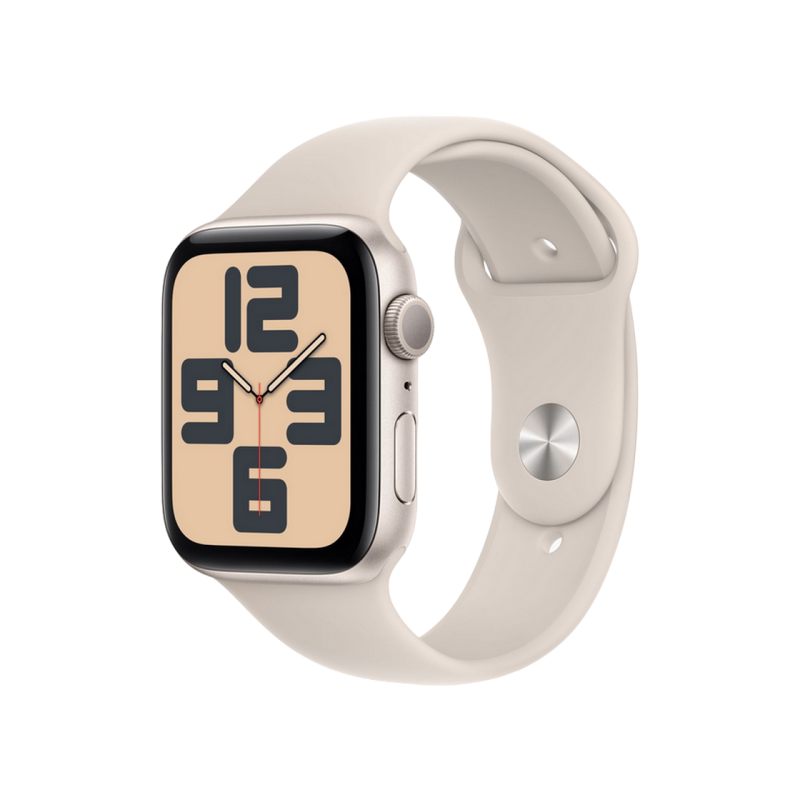 Умные часы Apple Watch SE 2 44mm Aluminum Case with Starlight Sport Band - M/L, MXEV3 GPS, Starlight