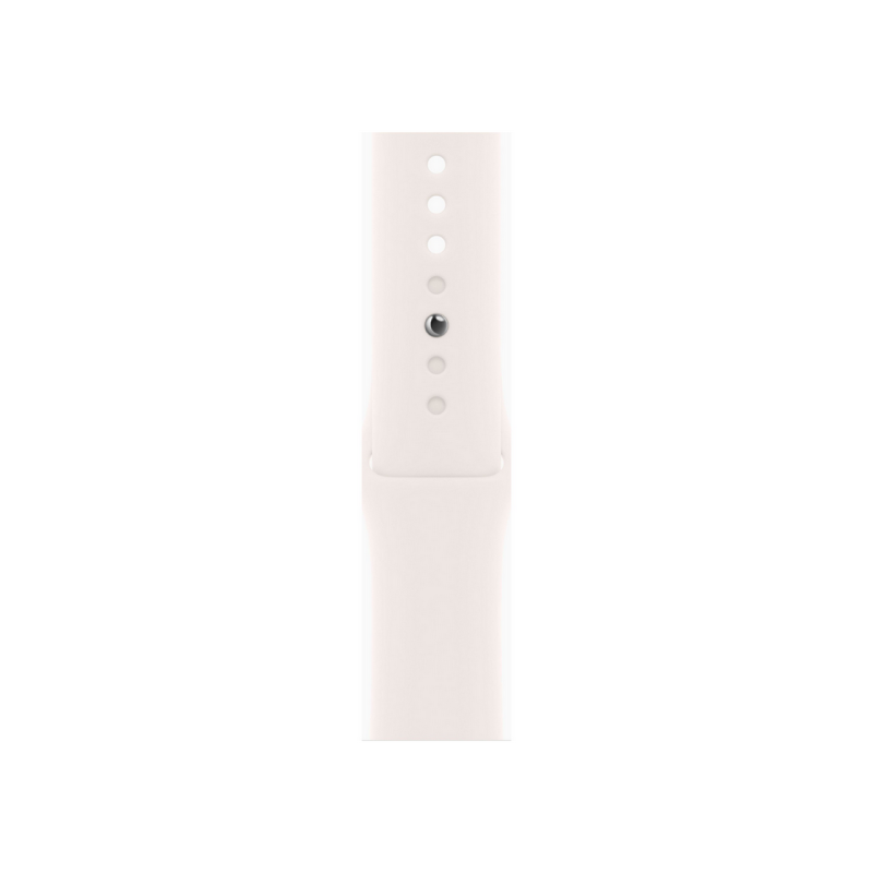 Apple Watch Series 11 GPS, 46mm Rose Gold Aluminium Case with Light Blush Sport Band - M/L, MEV74