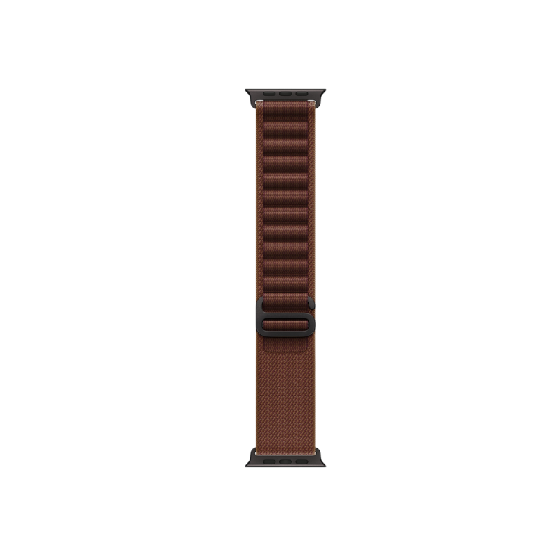 Apple Watch Ultra 4 GPS + Cellular, 49mm Black Titanium Case with Burgundy Alpine Loop - M MJC14
