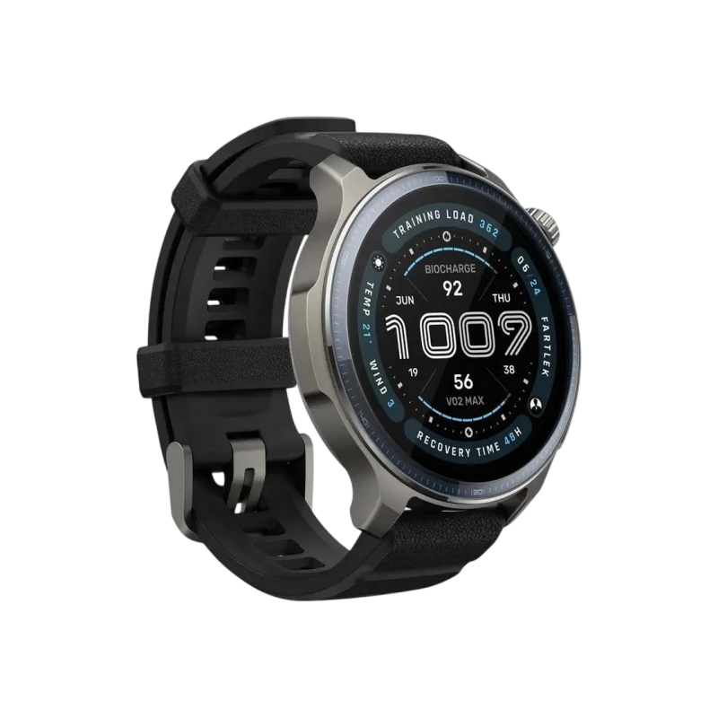 Xiaomi Amazfit Balance 2, Silver (Black Silicone Strap