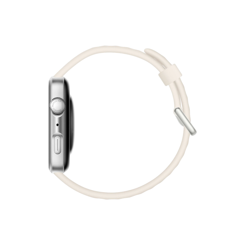 Huawei Watch Fit 4 White with Fluoroelastomer Strap