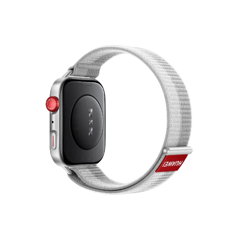 Huawei Watch Fit 4 Grey with Silver Woven Strap