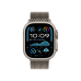 Apple Watch Ultra 2 GPS + Cellular, корпус 49 мм из натурального титана с миланским браслетом из натурального титана — средний размер, MX5R3