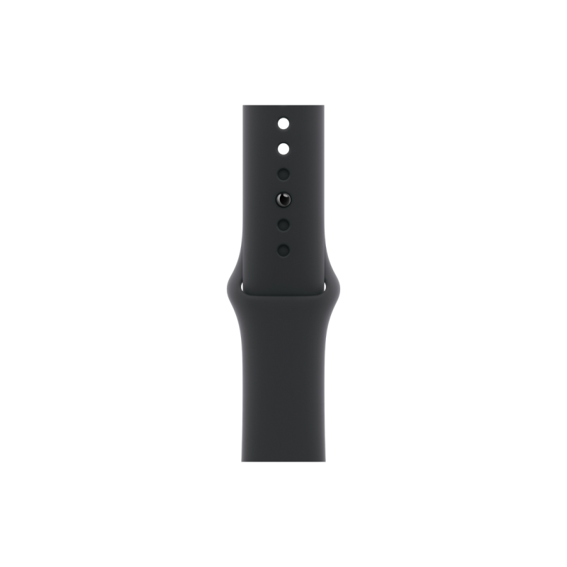 Apple Watch Series 11 GPS, 42mm Space Gray Aluminium Case with Black Sport Band - S/M, MEQW4