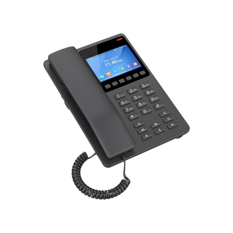 Grandstream GHP631W, 2 SIP, 2 линии, Wi-Fi 6, PoE, Type-C, черный