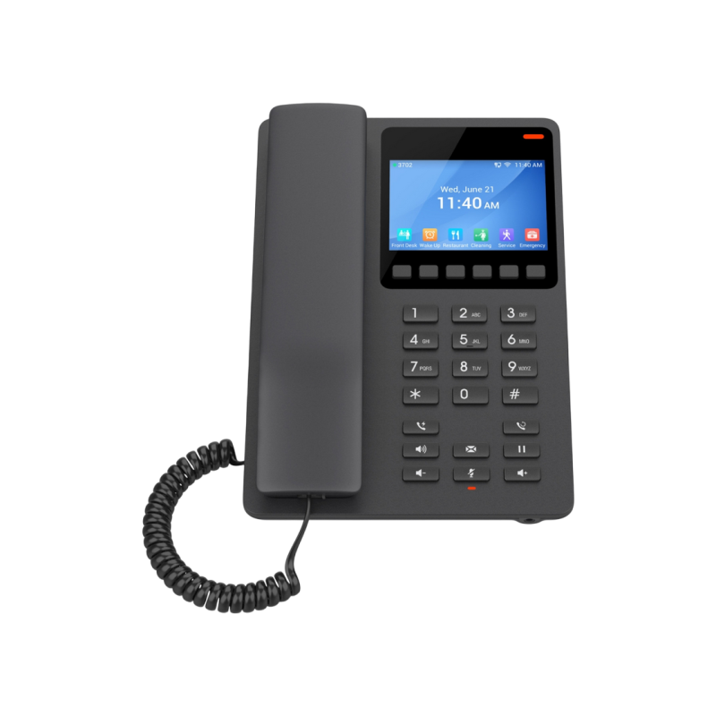 Grandstream GHP631W, 2 SIP, 2 линии, Wi-Fi 6, PoE, Type-C, черный