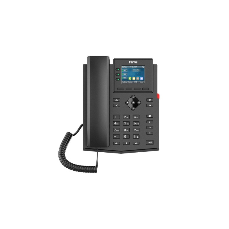 Fanvil X303P Black, Enterprise IP phone, Colour Display