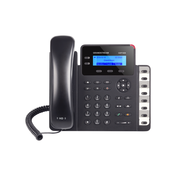 Grandstream GXP1628, 2 SIP,2 Line, PoE, Black