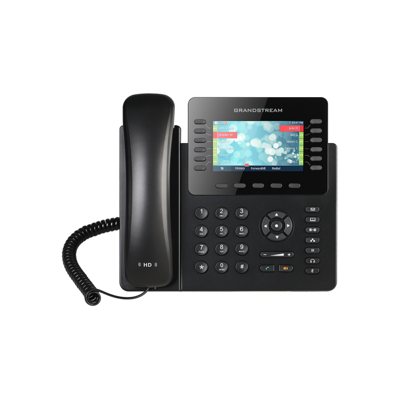 Grandstream GXP2170, 6 SIP, 12 линий, PoE, черный