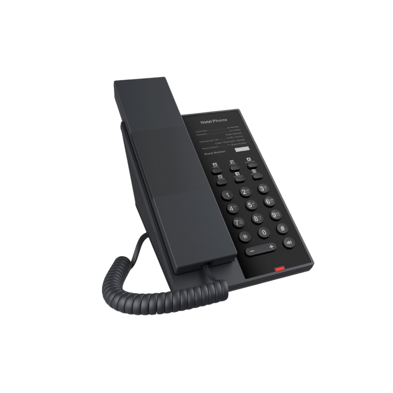 Fanvil H602, Black, Hotel VoIP phone, no screen, Speed Dial Keys, 2 SIP, PoE