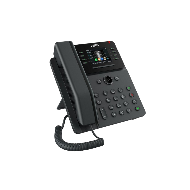 Fanvil V62W Black, Prime Business IP Phone, 2.8" HD color, LED, 12 SIP, Wi-Fi 6, PoE