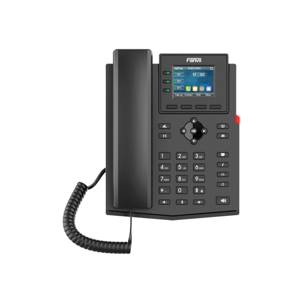 Fanvil X303P Black,  Enterprise IP phone, Colour Display