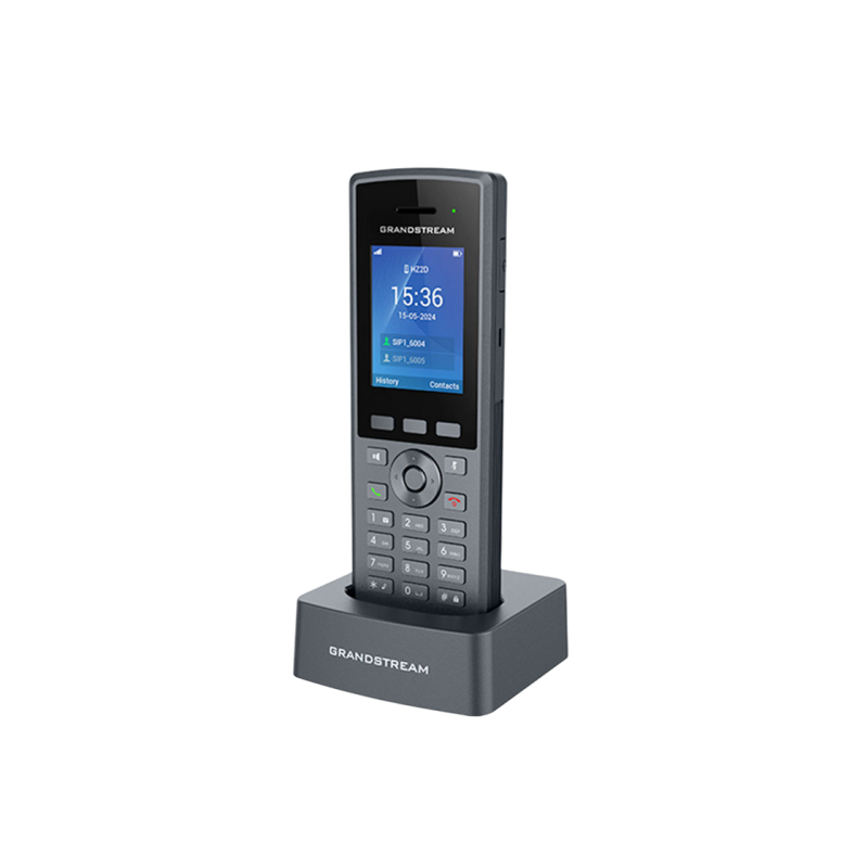 Grandstream DP735 DECT, 20 SIP, 20 линий, 2000 мАч, защищенный, IP67, Type-C, серый
