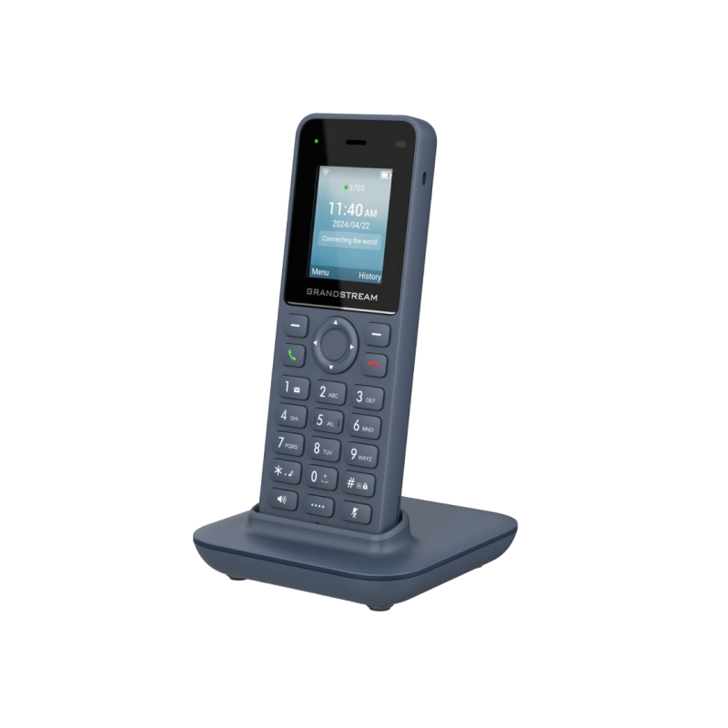 Grandstream WP826 Wi-Fi, 3 SIP, 3 линии, Wi-Fi 6, Type-C, 3000 мАч, цвет «серый»