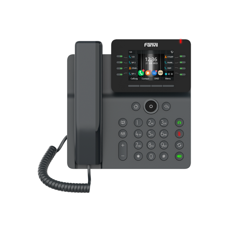 Fanvil V64 Black, IP-телефон Prime Business, цветной дисплей