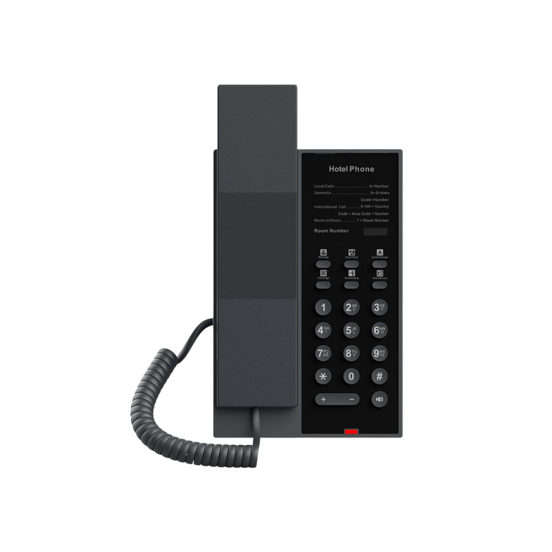 Fanvil H602W, Black, Hotel VoIP phone, no screen, Speed Dial Keys, 2 SIP, Wi-Fi 6, PoE