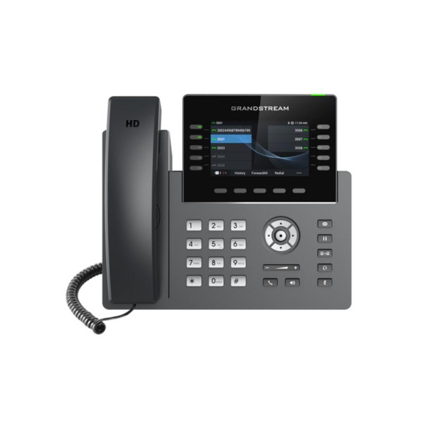 Grandstream GRP2615, 5 SIP, 10 Lines, PoE, Wi-Fi, Black