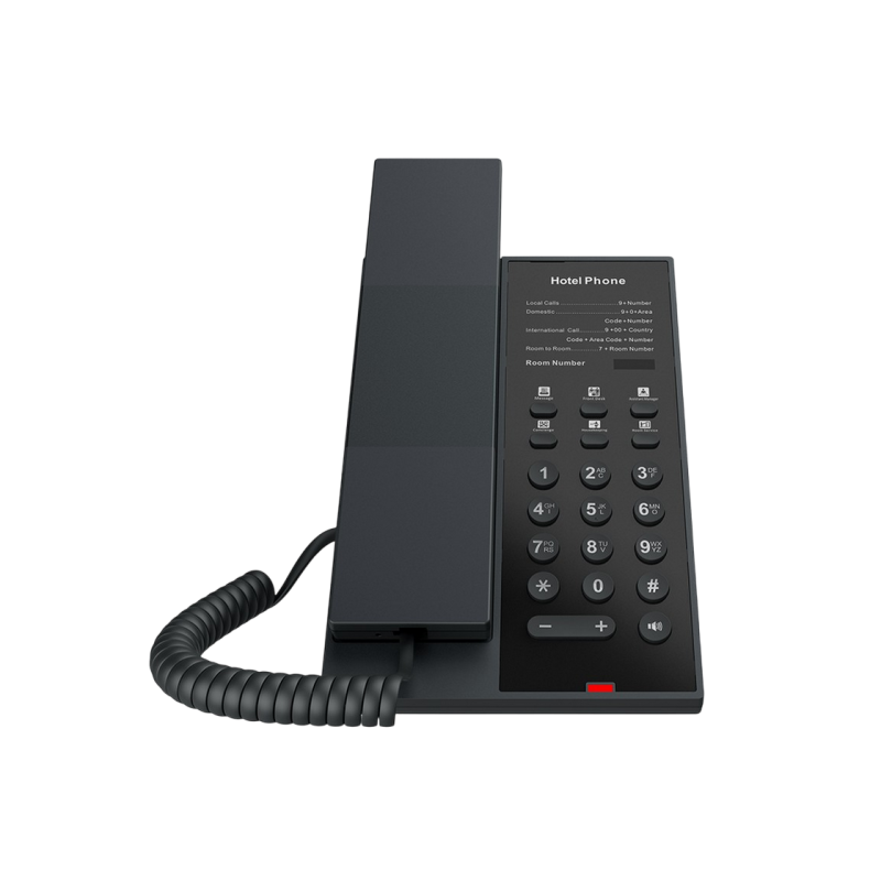 Fanvil H602W, Black, Hotel VoIP phone, no screen, Speed Dial Keys, 2 SIP, Wi-Fi 6, PoE