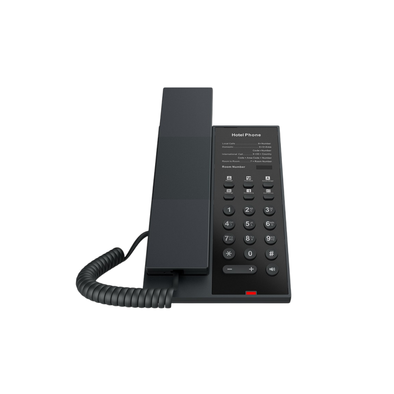 Fanvil H602, Black, Hotel VoIP phone, no screen, Speed Dial Keys, 2 SIP, PoE