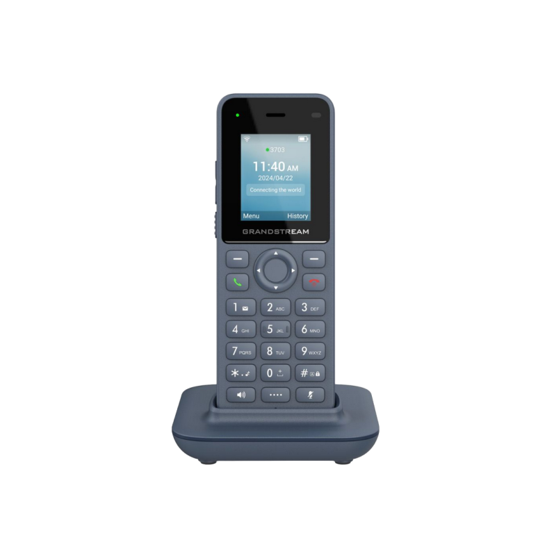 Grandstream WP826 Wi-Fi, 3 SIP, 3 линии, Wi-Fi 6, Type-C, 3000 мАч, цвет «серый»