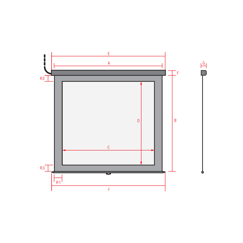 Экран для проектора Reflecta CrystalLine Motor with RC, 350x241cm/340x192