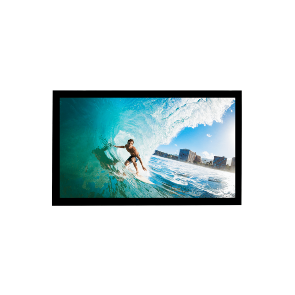 Frame Screen 16:9 Sopar Virgo 8302VC-RN, 300x169cm view area, Curved, RB, 1.2 gain