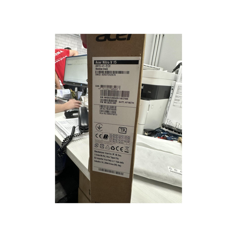 Уценка D NB Acer 15.6" Nitro V15 ANV15-41 Black (Ryzen 5 7535HS 16Gb 1Tb 2050 4Gb