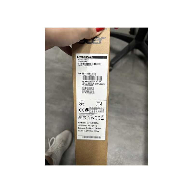 Уценка D NB Acer 15.6" Nitro V15 ANV15-41 Black (Ryzen 5 7535HS 16Gb 1Tb 2050 4Gb