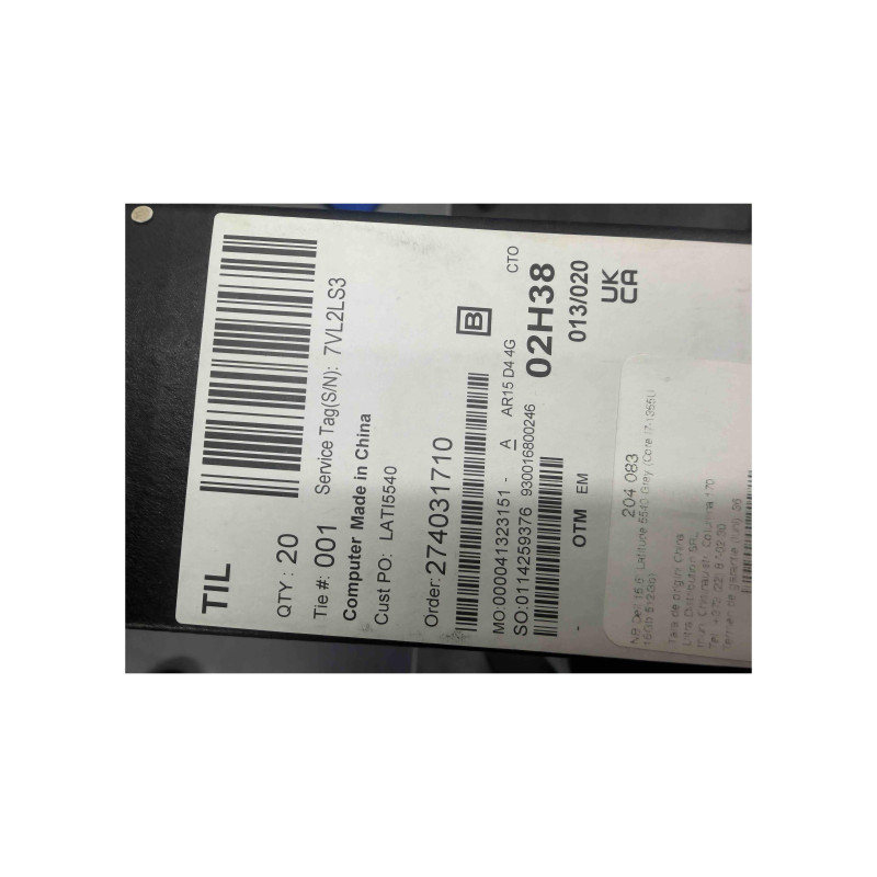 Уценка B NB Dell 15.6" Latitude 5540 Grey (Core i7-1355U 16Gb 512Gb