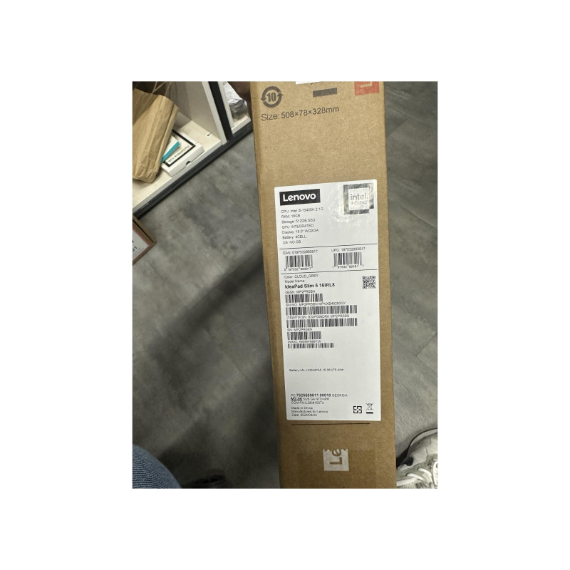 Уценка D NB Lenovo 16.0" IdeaPad Slim 5 16IRL8 Grey (Core i5-13420H 16Gb 512Gb