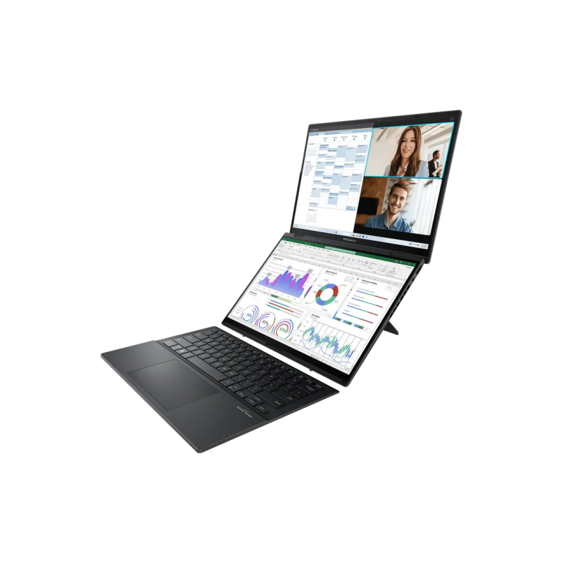 NB ASUS 14.0" Zenbook DUO OLED UX8406CA Gray (Core Ultra 9 285H 32Gb 1Tb Win 11