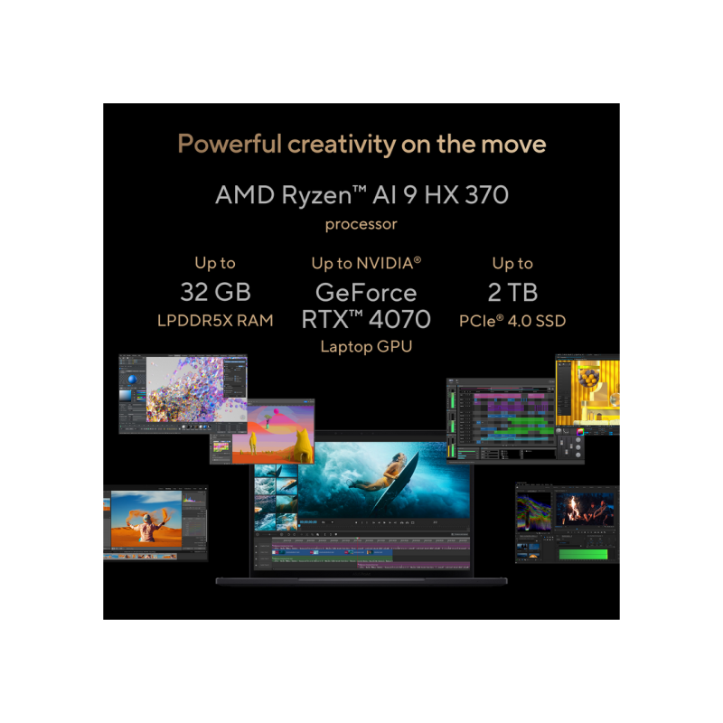 NB ASUS 13.3" ProArt GoPro Edition PX13 HN7306EAC Black (Ryzen AI MAX+ 395 128Gb 1Tb Win 11