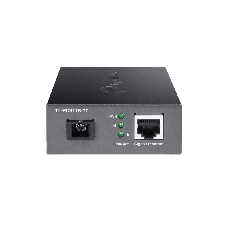 Конвертер 1000 МБ RJ45 в 1000 МБ SC/UPC FC311B-20, Отправка: 1310 нм, Прием: 1550 нм, До 20 км