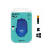 Мышь Logitech M330 Silent Plus, Blue