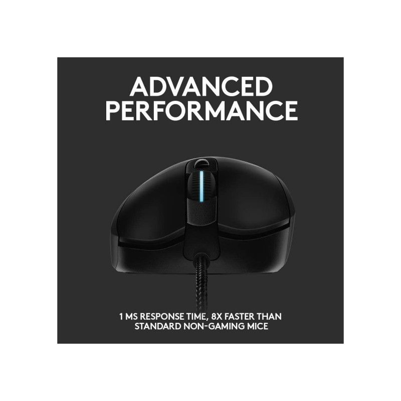 Мышь Logitech G403 Hero, Black, LO 910-005632