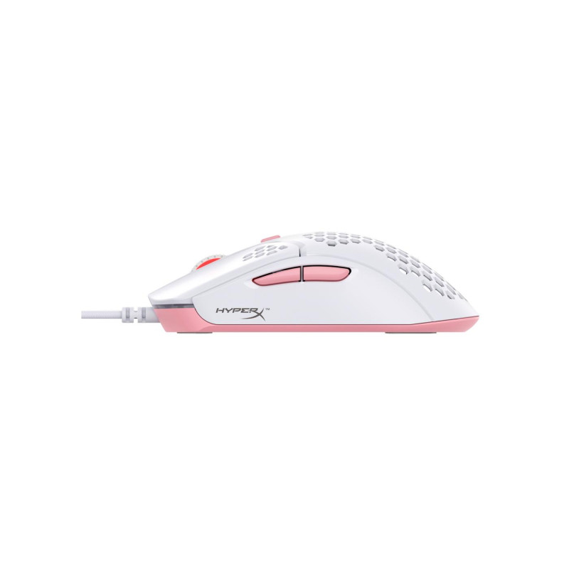 Мышь HyperX Pulsefire Haste, белый/розовый, 141568